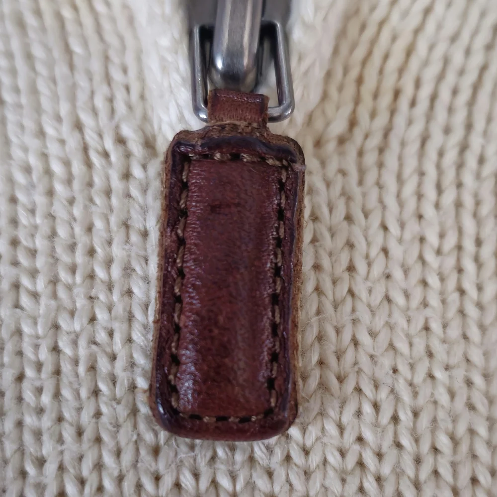 Polo Ralph Lauren Vintage Ribbed 1/4 Zip Sweater Large‎ Heavyweight Knit Flaws